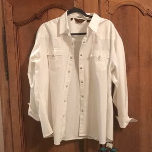 Walls White Button Down Shirt for Women